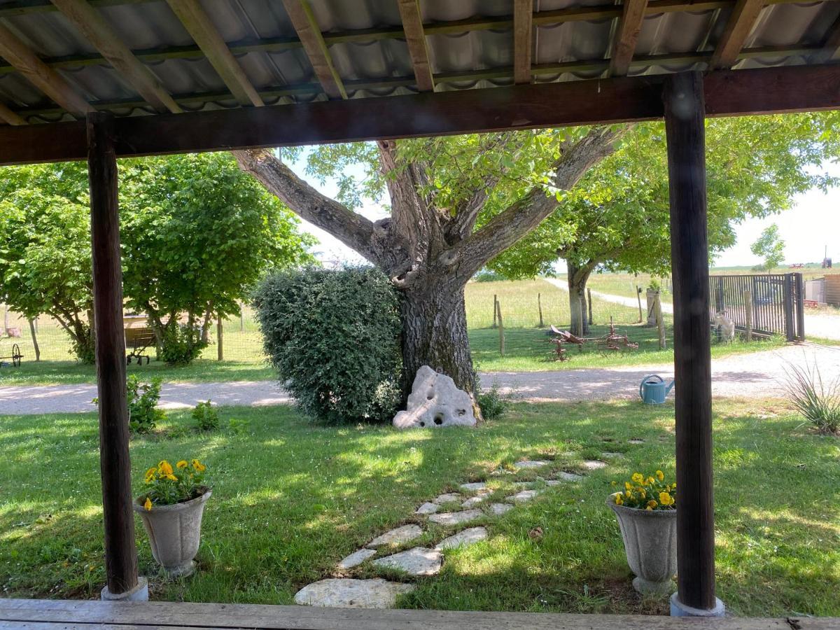 Mobilhome Sous Chalet En Bois A La Ferme Josnes Ngoại thất bức ảnh